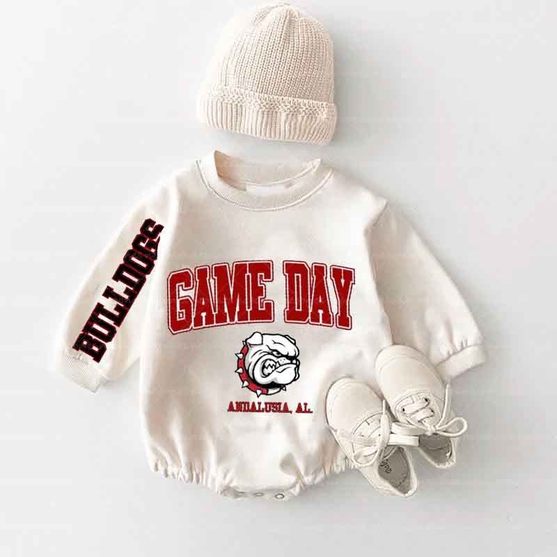 Baby Game Day Romper and Adult Sweatshirt
