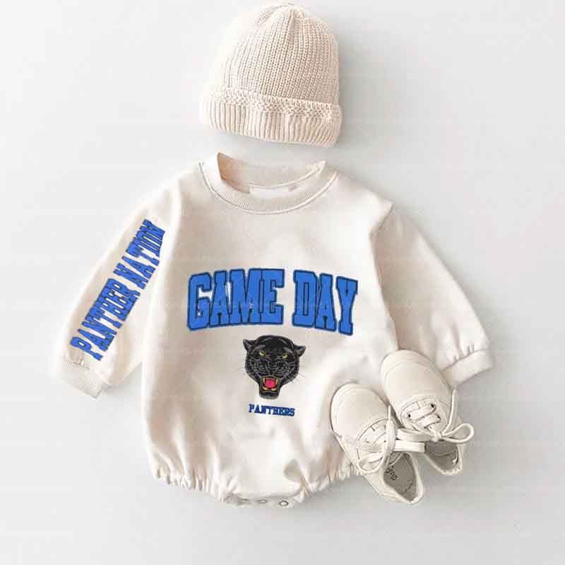 Baby Game Day Romper and Adult Sweatshirt