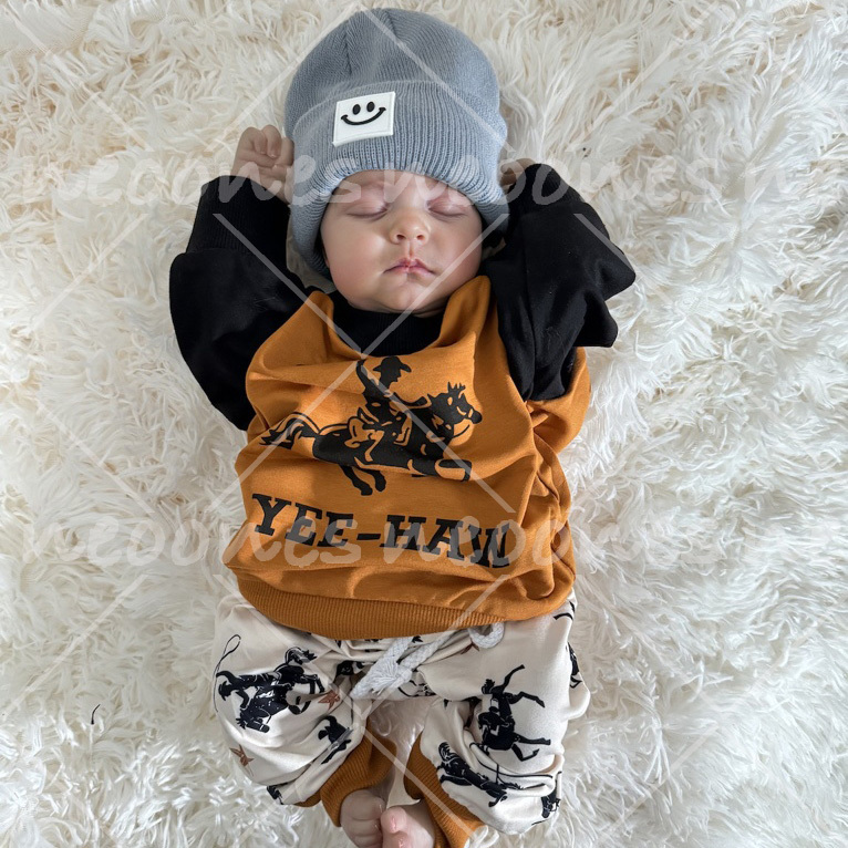 Baby Cowboy Yee-Haw Print Set