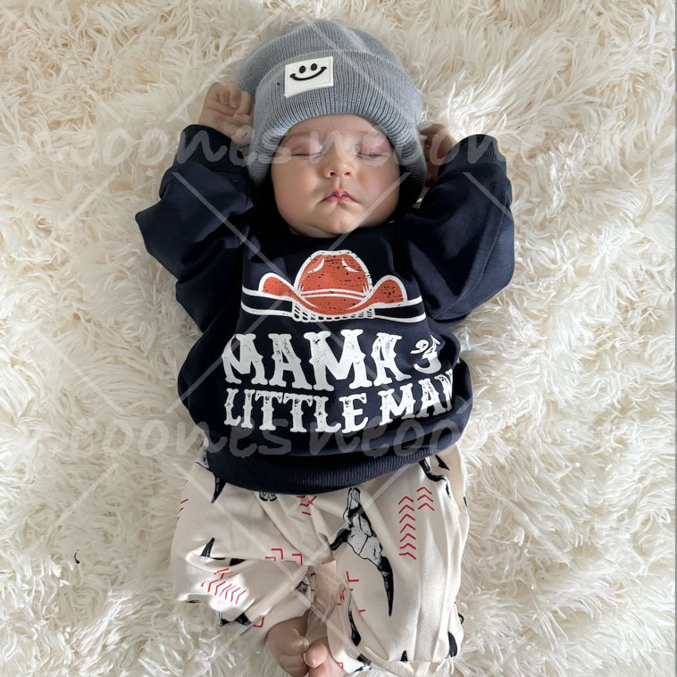 2 Piece Baby boy cow print suit