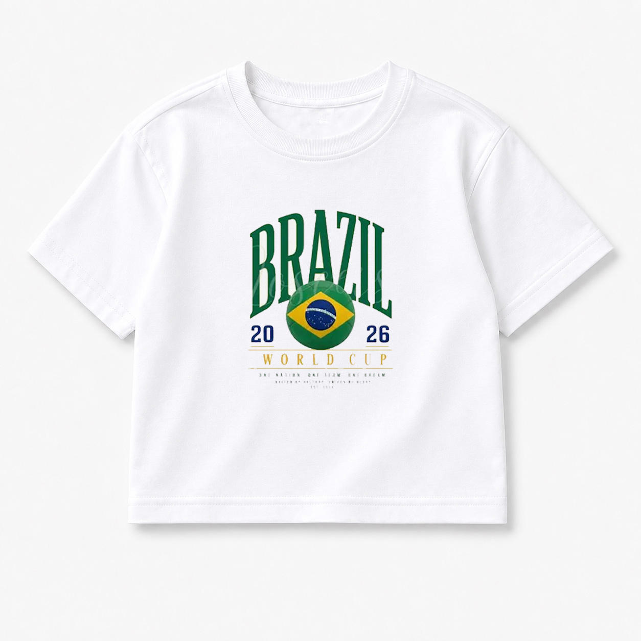 Soccer Fan Print Romper/T-Shirt