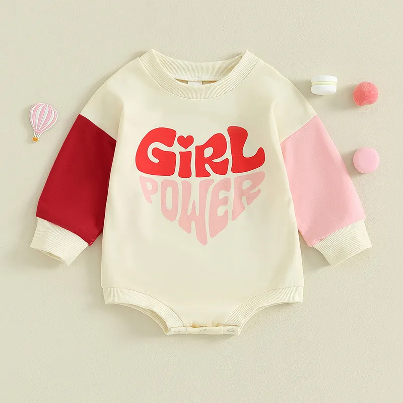 Baby Valentine'Day Romper