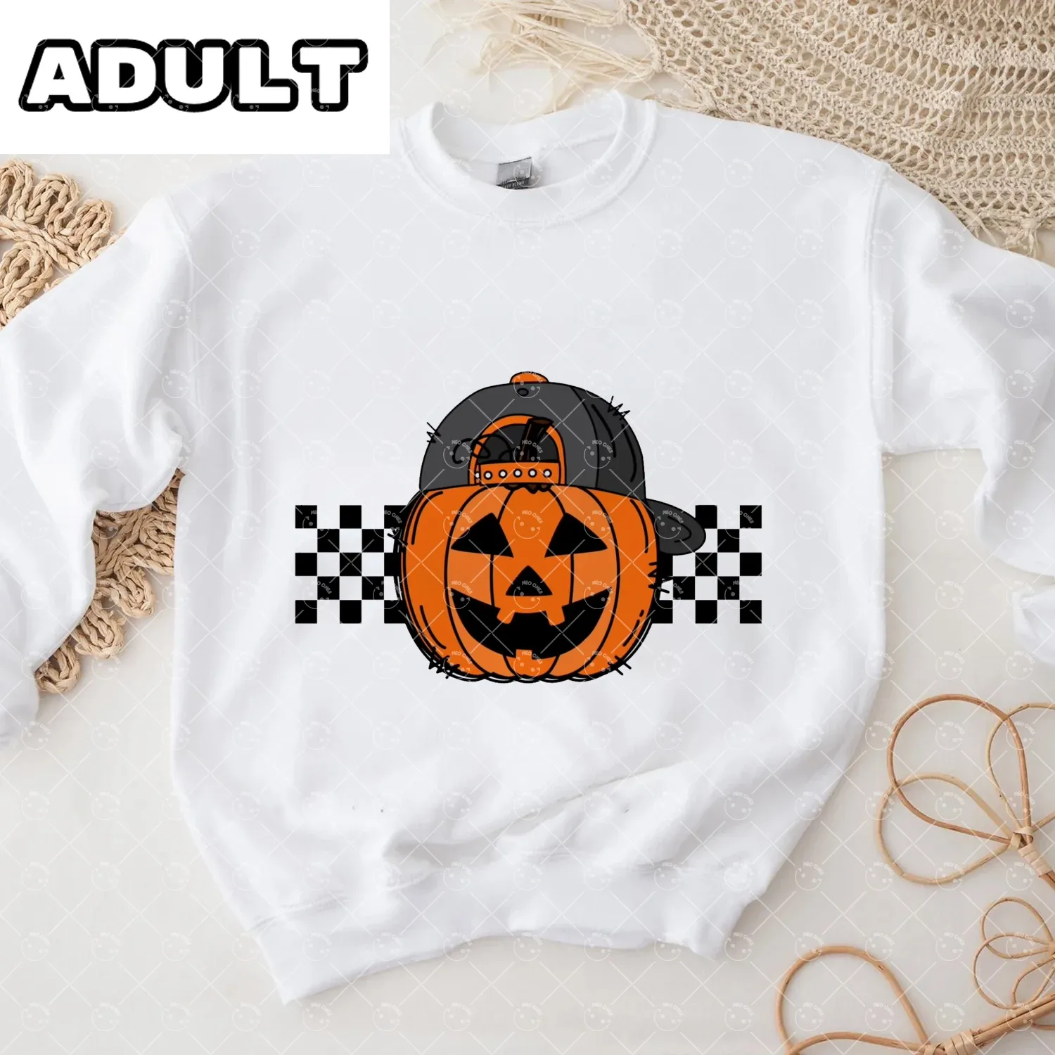 Baby Halloween Romper and Adult Sweatshirt