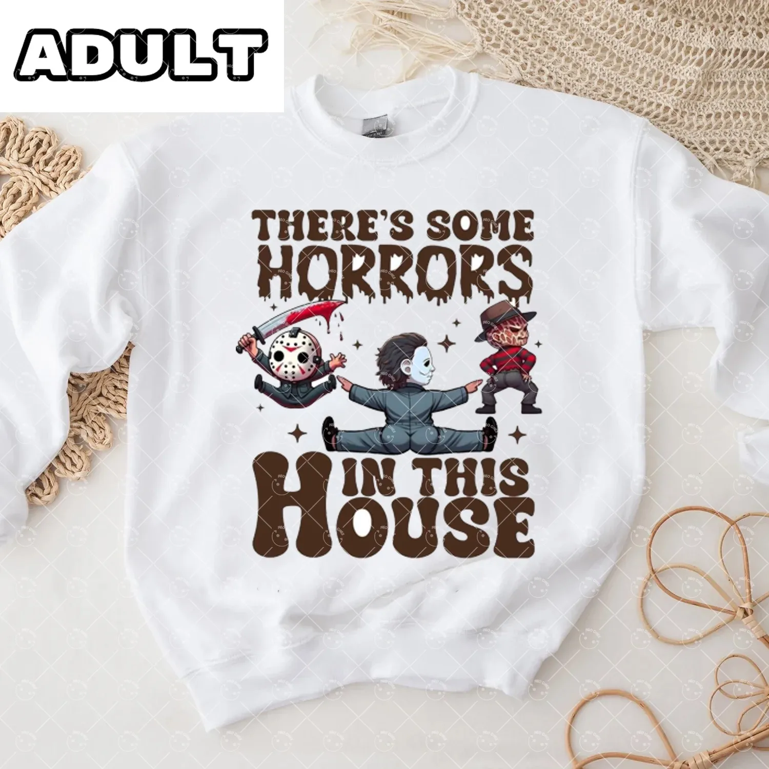 Baby Halloween Romper and Adult Sweatshirt