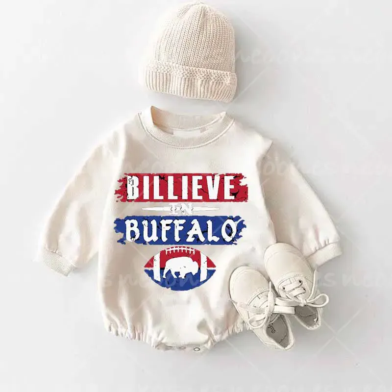 Baby football Romper and Adult Sweatshirt