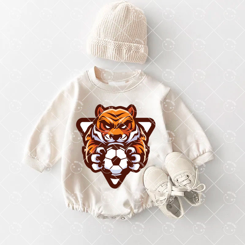 Baby Detroit Tigers Baseball Romper and Adult Sweatshirt