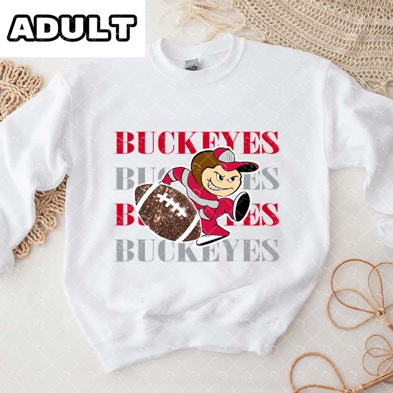 Ohio State Buckeyes Football and Adult Sweatshirt