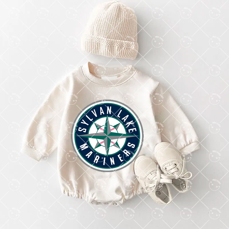 Baby Sylvan Lake Minor  Baseball Romper and Adult Sweatshirt