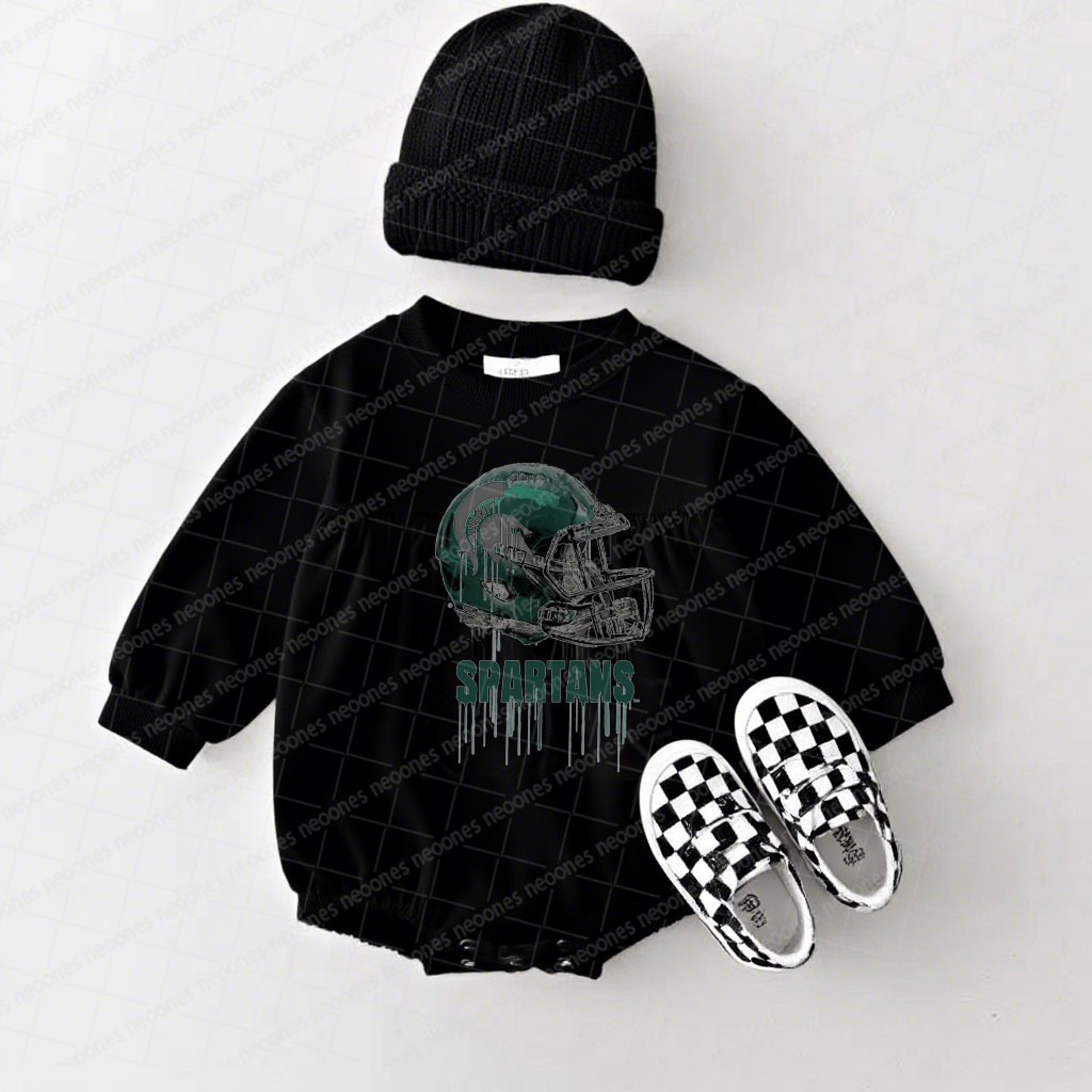 Michigan State Spartans  Baby Game Day Romper and Adult Sweatshirt