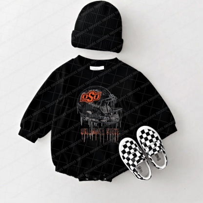 Baby Game Day Romper and Adult Sweatshirt