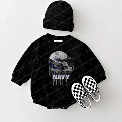 Baby Game Day Romper and Adult Sweatshirt