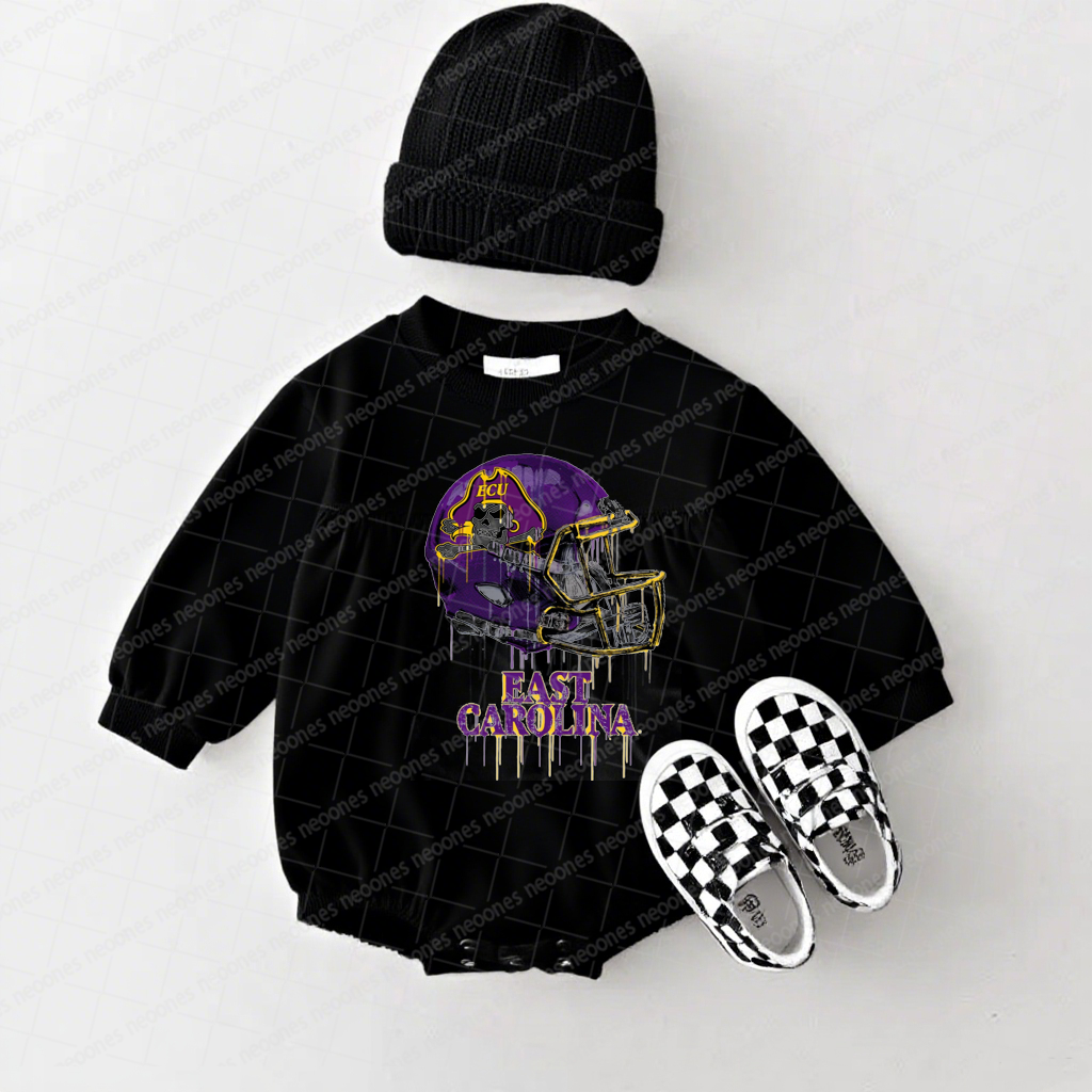 Baby Game Day Romper and Adult Sweatshirt