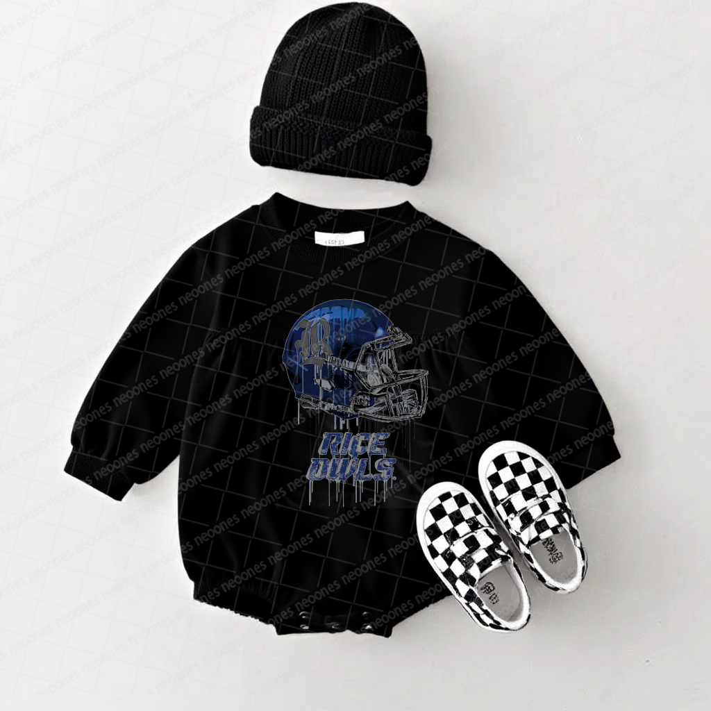 Baby Game Day Romper and Adult Sweatshirt