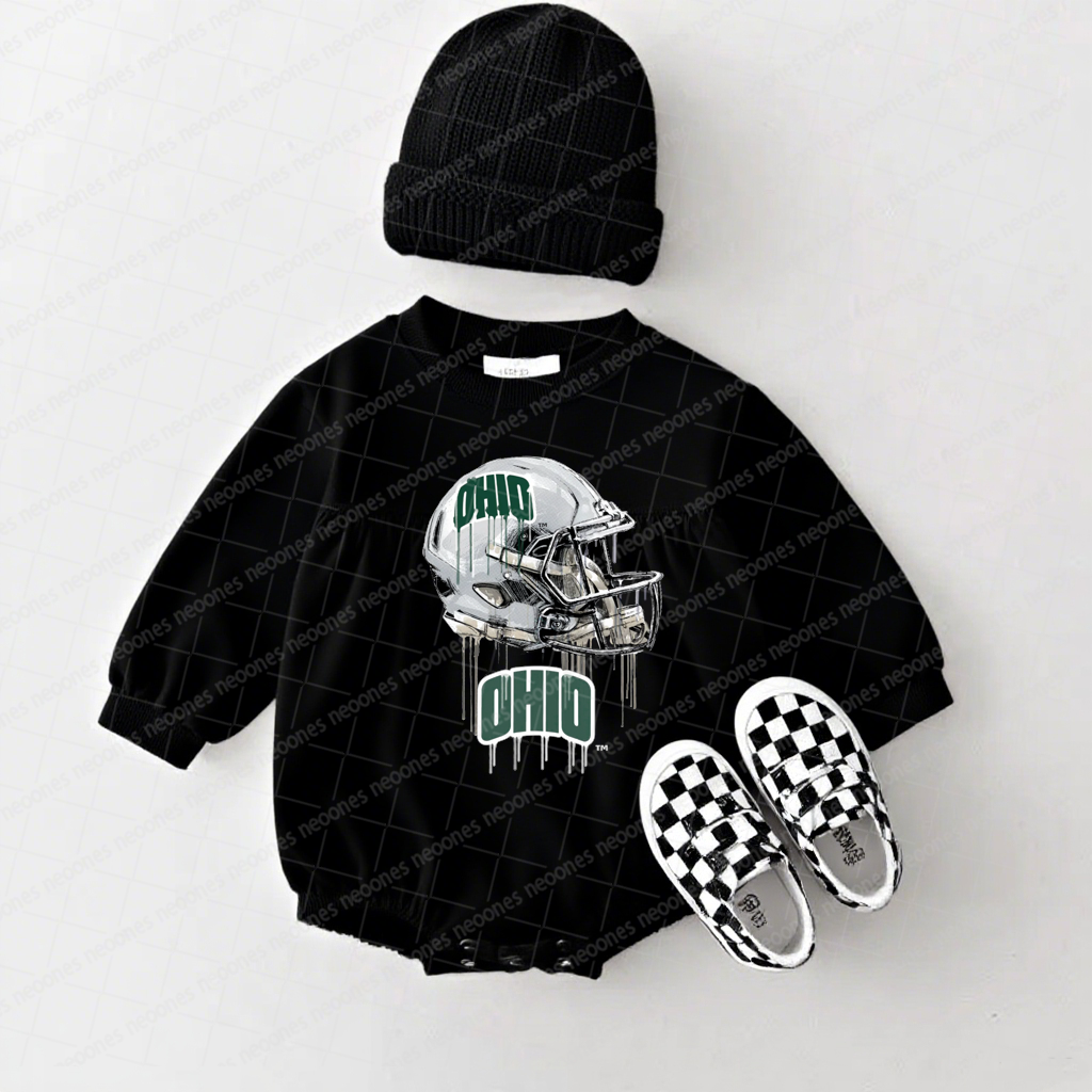 Baby Game Day Romper and Adult Sweatshirt