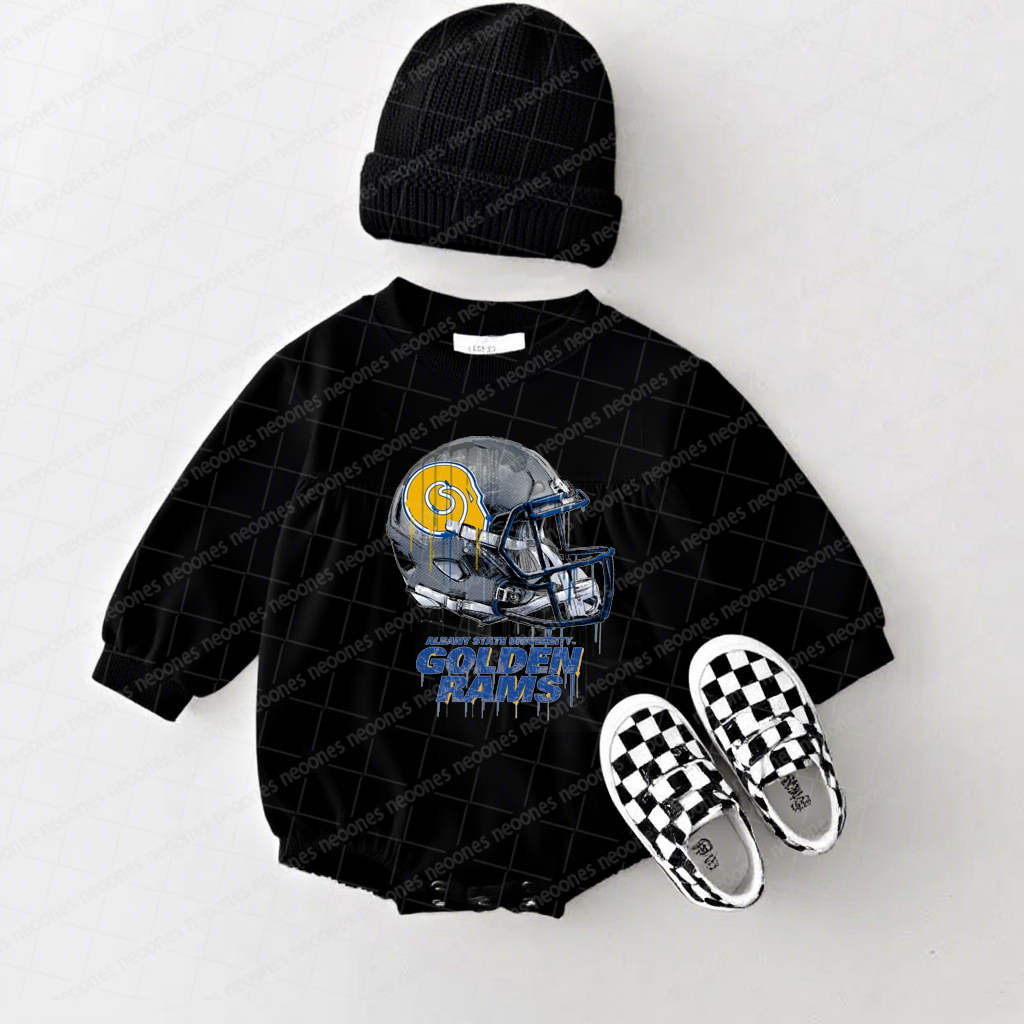 Baby Game Day Romper and Adult Sweatshirt