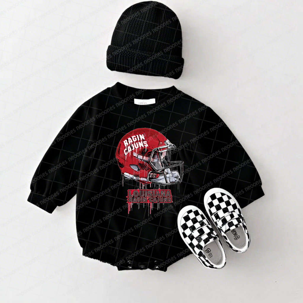 Baby Game Day Romper and Adult Sweatshirt