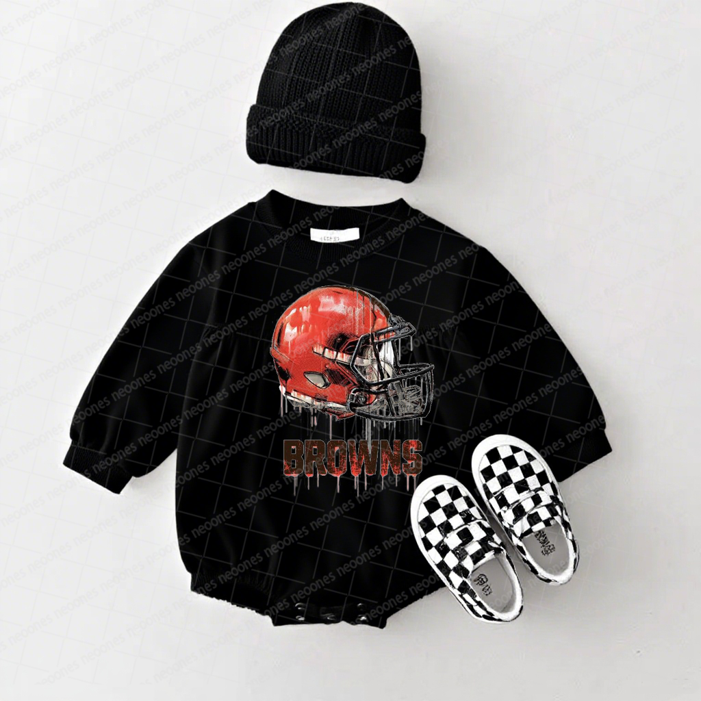 Baby Game Day Romper and Adult Sweatshirt