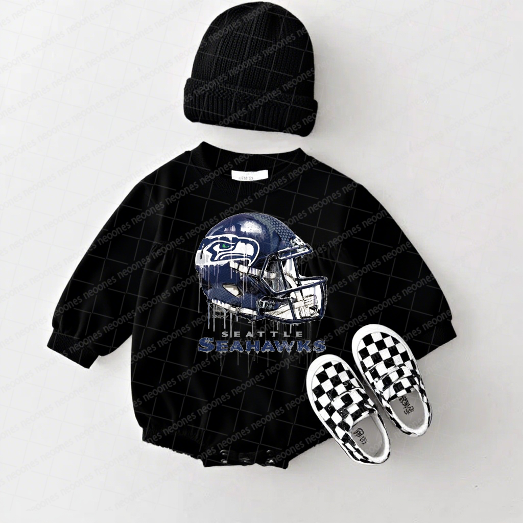 Baby Game Day Romper and Adult Sweatshirt