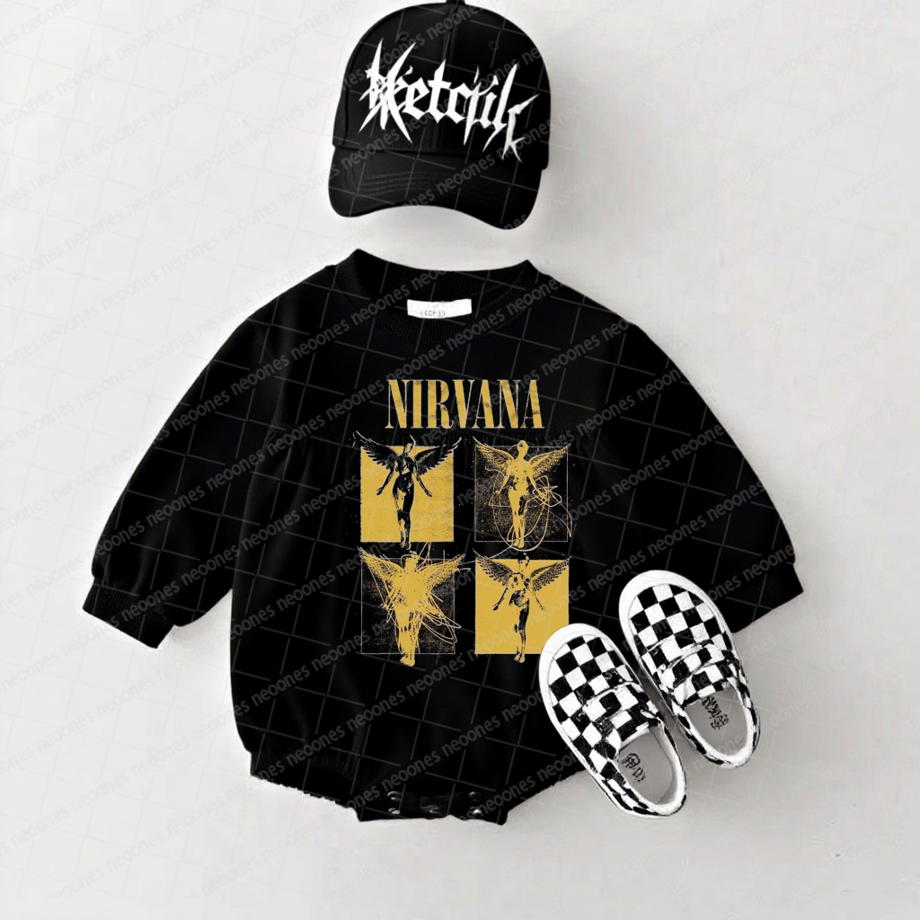 Band Romper And Matching Adult Hoodie