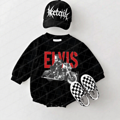 Band Romper And Matching Adult Hoodie