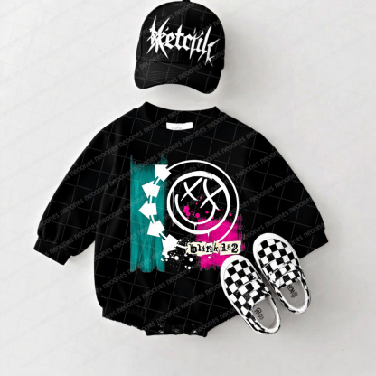 blink-182 Band Romper And Matching Adult Hoodie