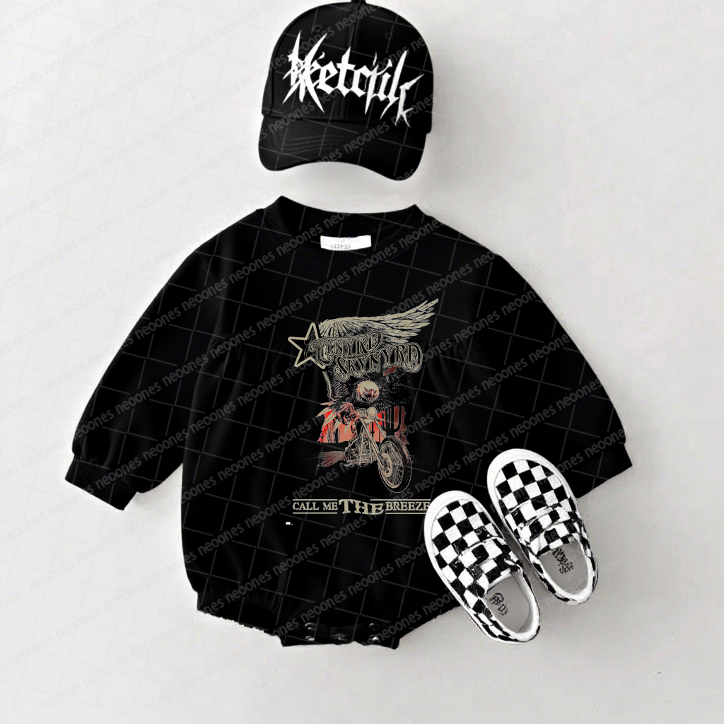 Lynyrd Skynyrd Band Romper And Matching Adult Hoodie