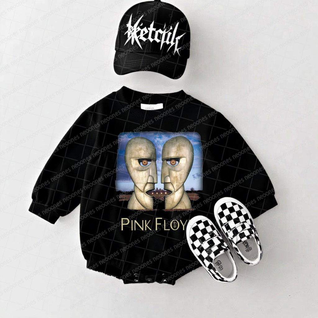 Pink Floyd Band Romper And Matching Adult Hoodie