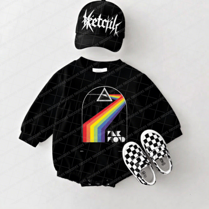 Pink Floyd Band Romper And Matching Adult Hoodie