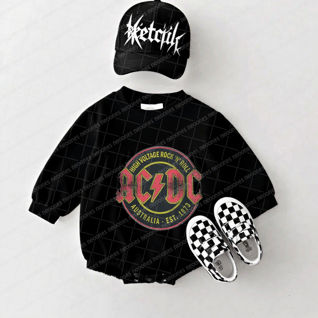 Band Romper And Matching Adult Hoodie