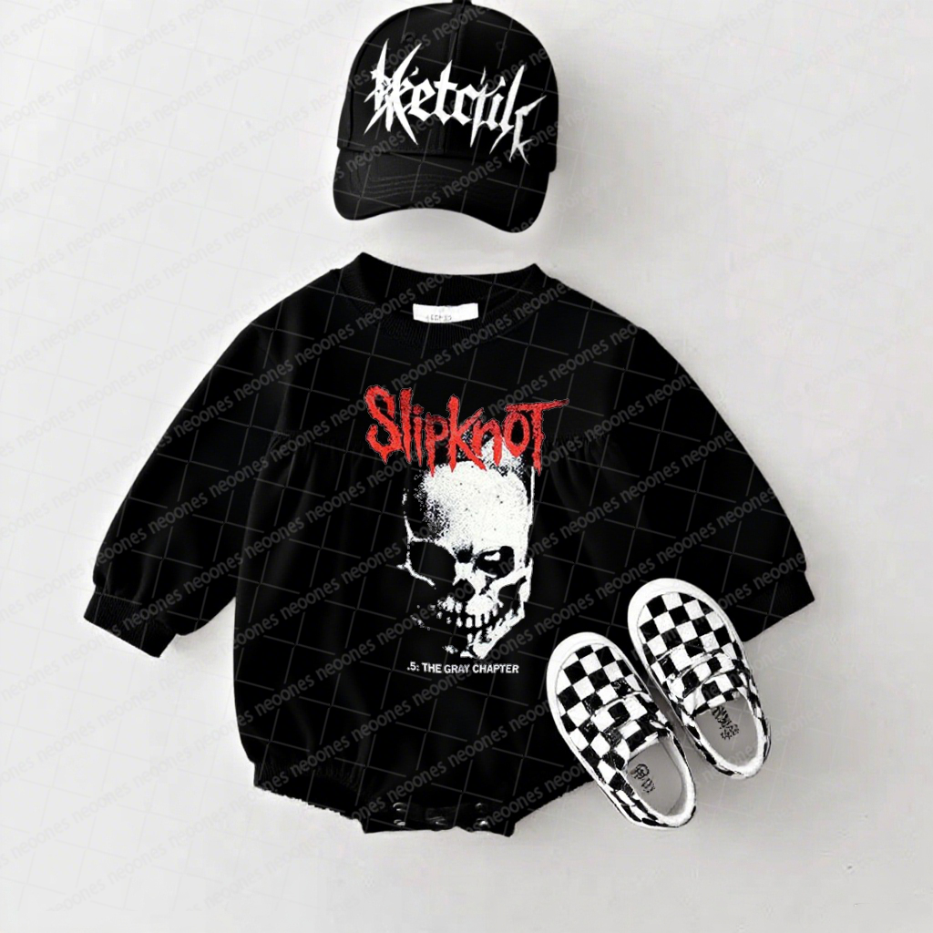 Slipknot Band Romper And Matching Adult Hoodie