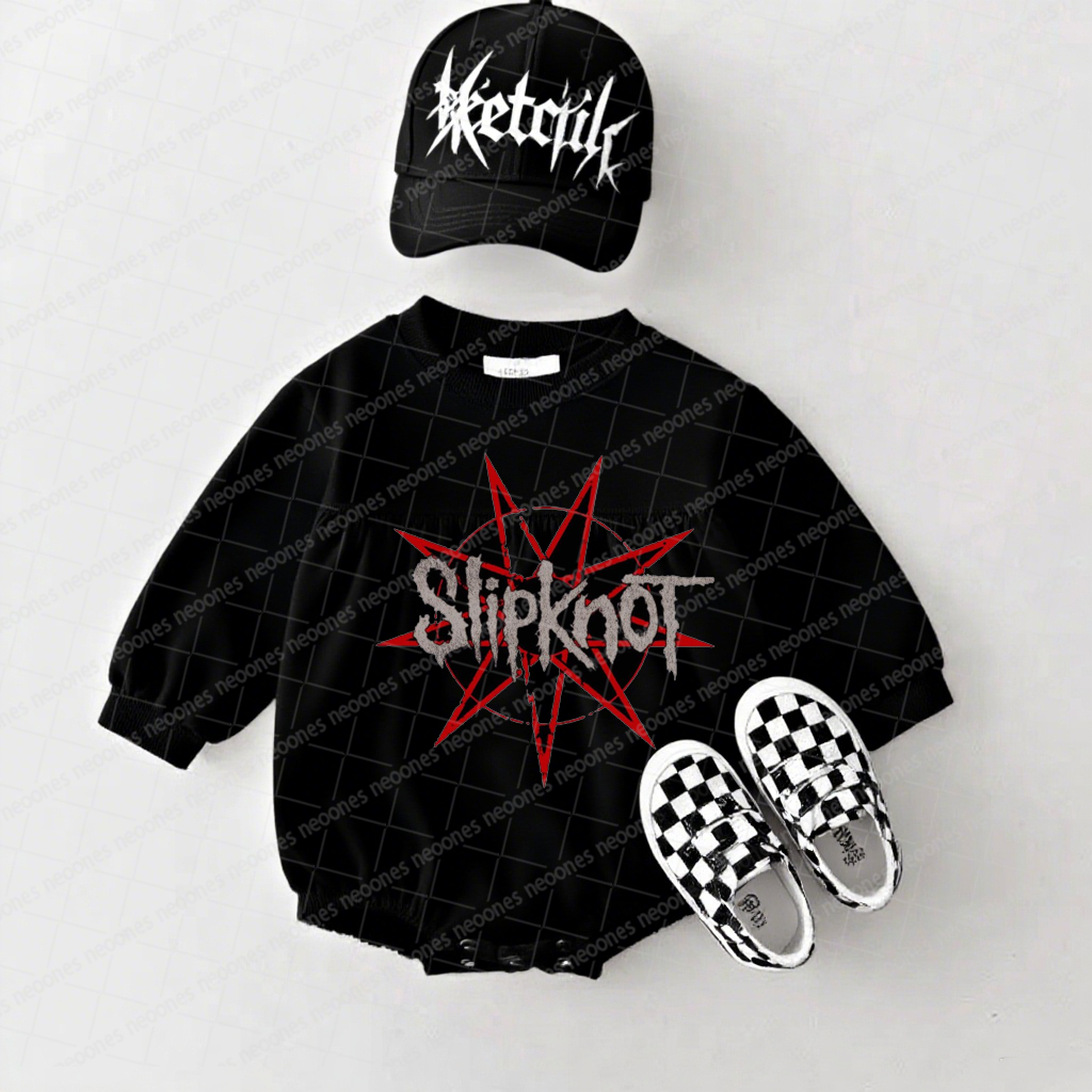 Band Romper And Matching Adult Hoodie