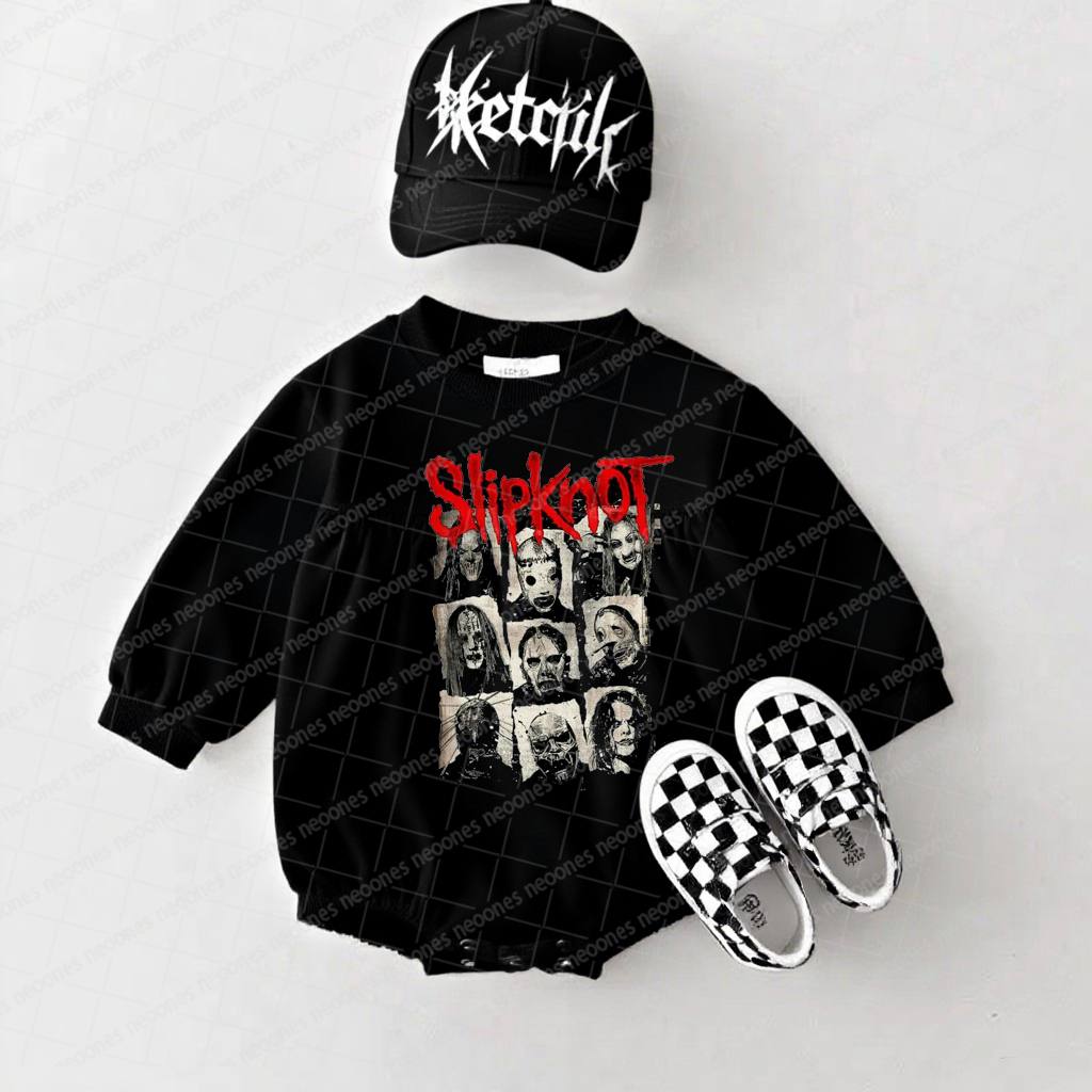 Slipknot Band Romper And Matching Adult Hoodie