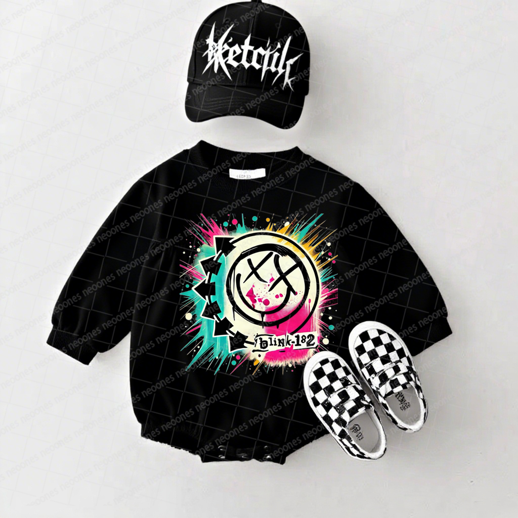 Band Romper And Matching Adult Hoodie