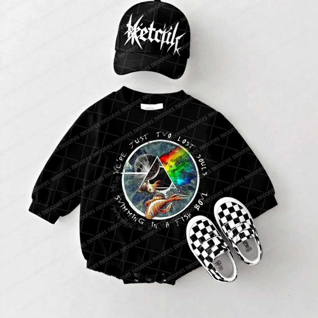 Band Romper And Matching Adult Hoodie