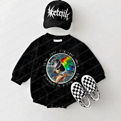 Band Romper And Matching Adult Hoodie