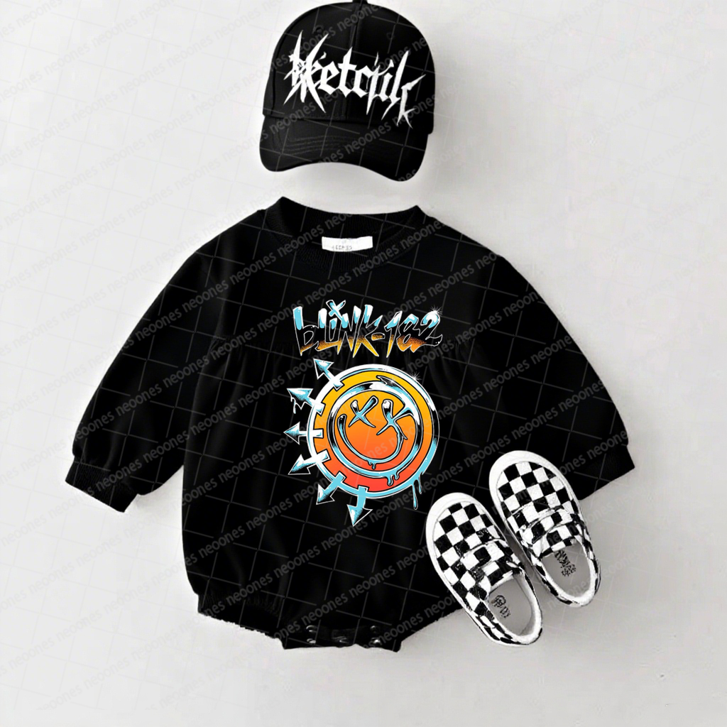 Band Romper And Matching Adult Hoodie