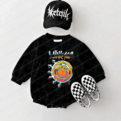 Band Romper And Matching Adult Hoodie