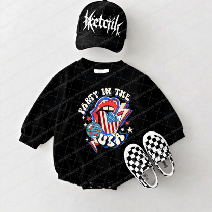 Band Romper And Matching Adult Hoodie