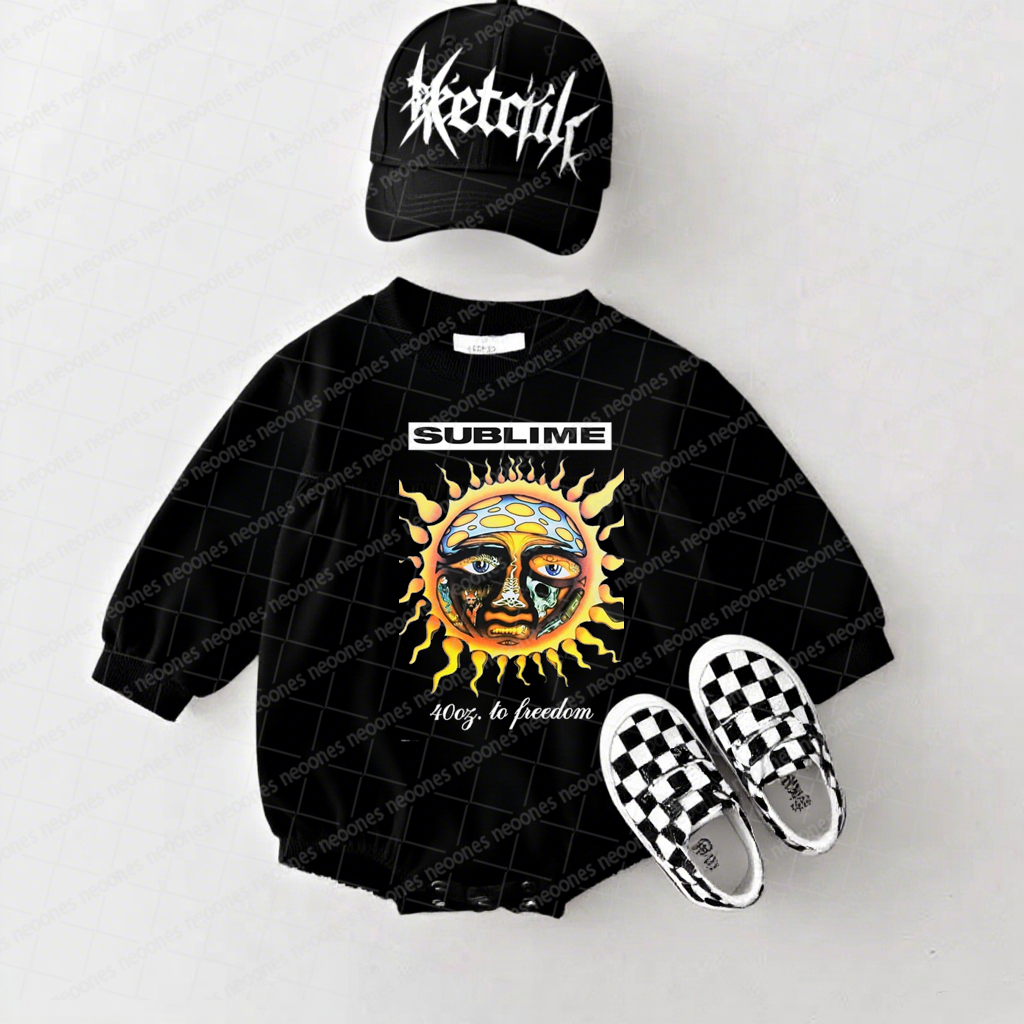 Band Romper And Matching Adult Hoodie