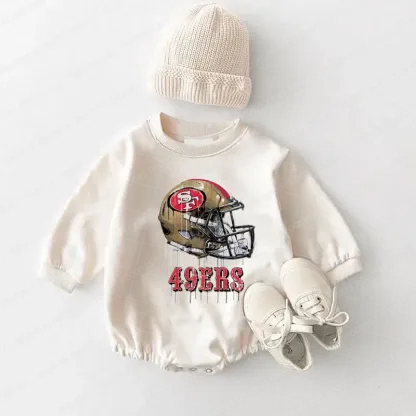 Baby Game Day Romper and Adult Sweatshirt