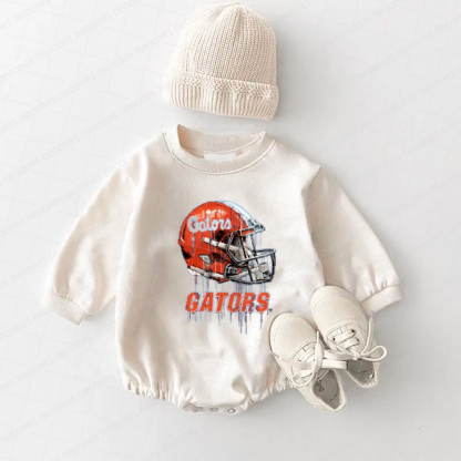 Michigan State Baby Game Day Romper and Adult Sweatshirt