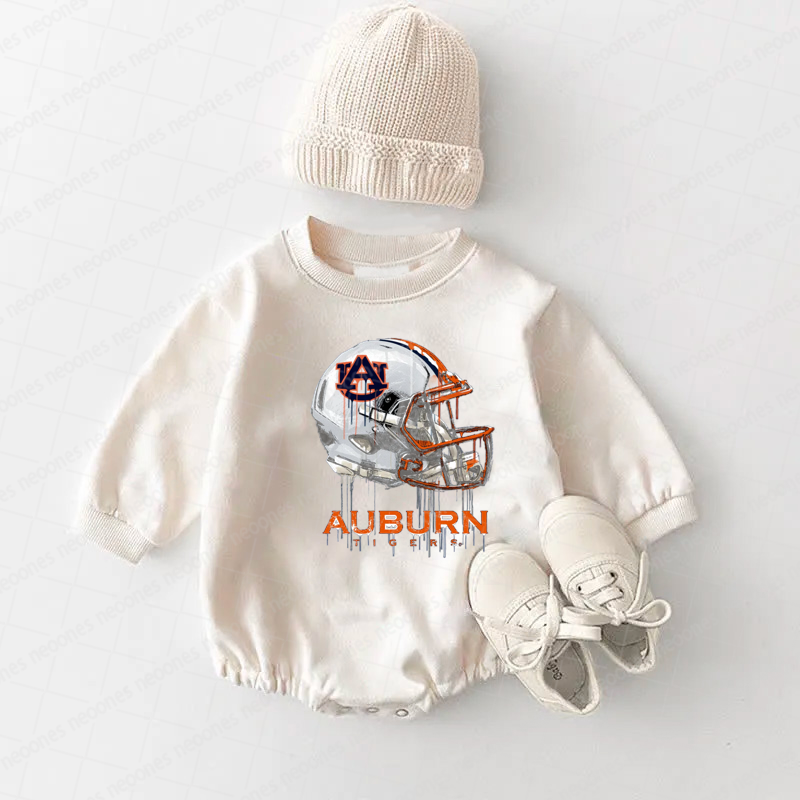Auburn Tigers Baby Game Day Romper and Adult Sweatshirt