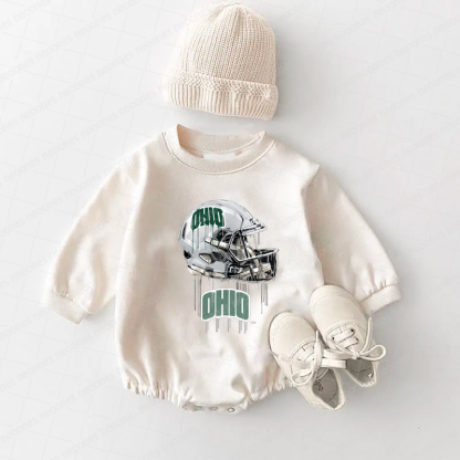 Baby Game Day Romper and Adult Sweatshirt