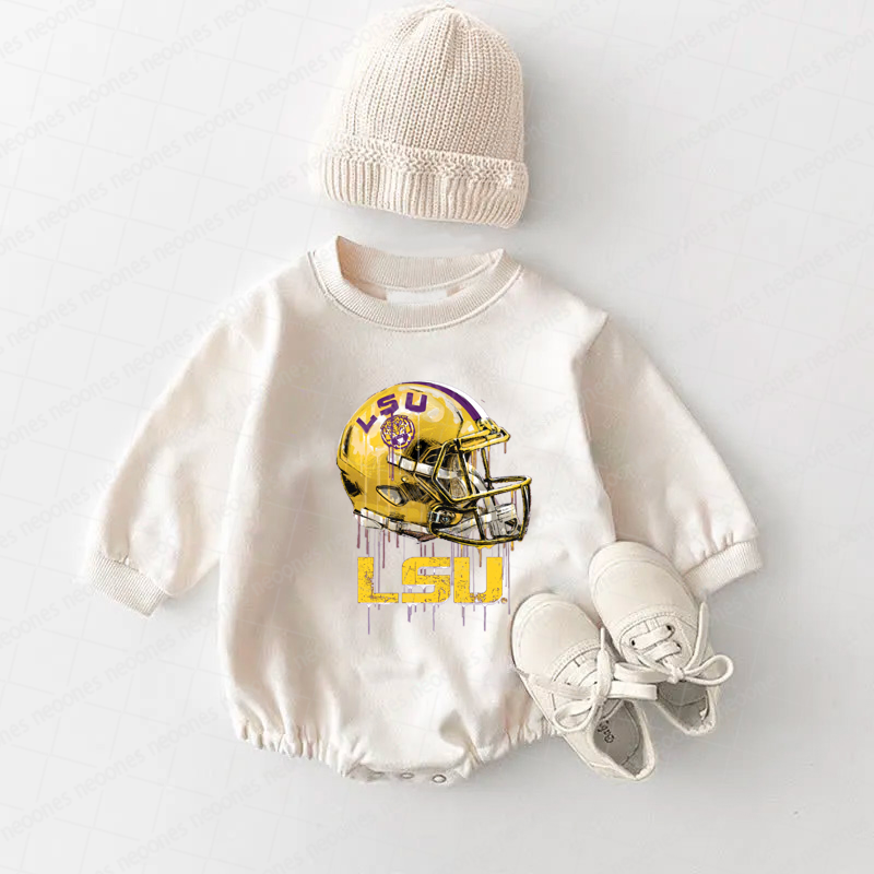 Baby Game Day Romper and Adult Sweatshirt
