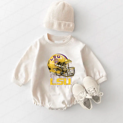 Baby Game Day Romper and Adult Sweatshirt