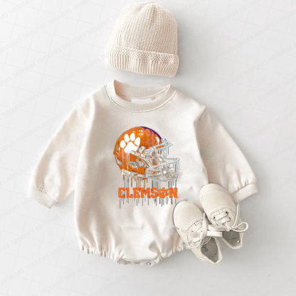 Baby Game Day Romper and Adult Sweatshirt