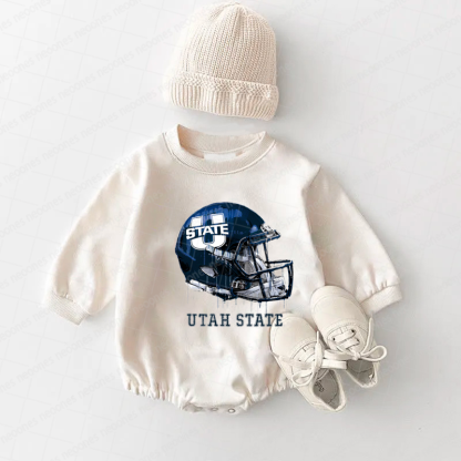 Baby Game Day Romper and Adult Sweatshirt