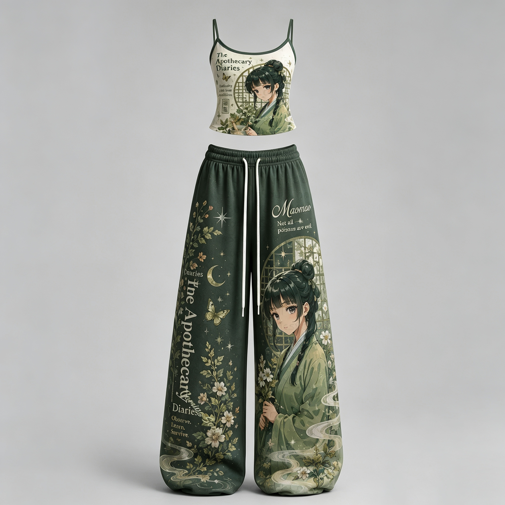 The Apothecary Diaries T-Shirt & Elasticated Trousers Two-Piece Set