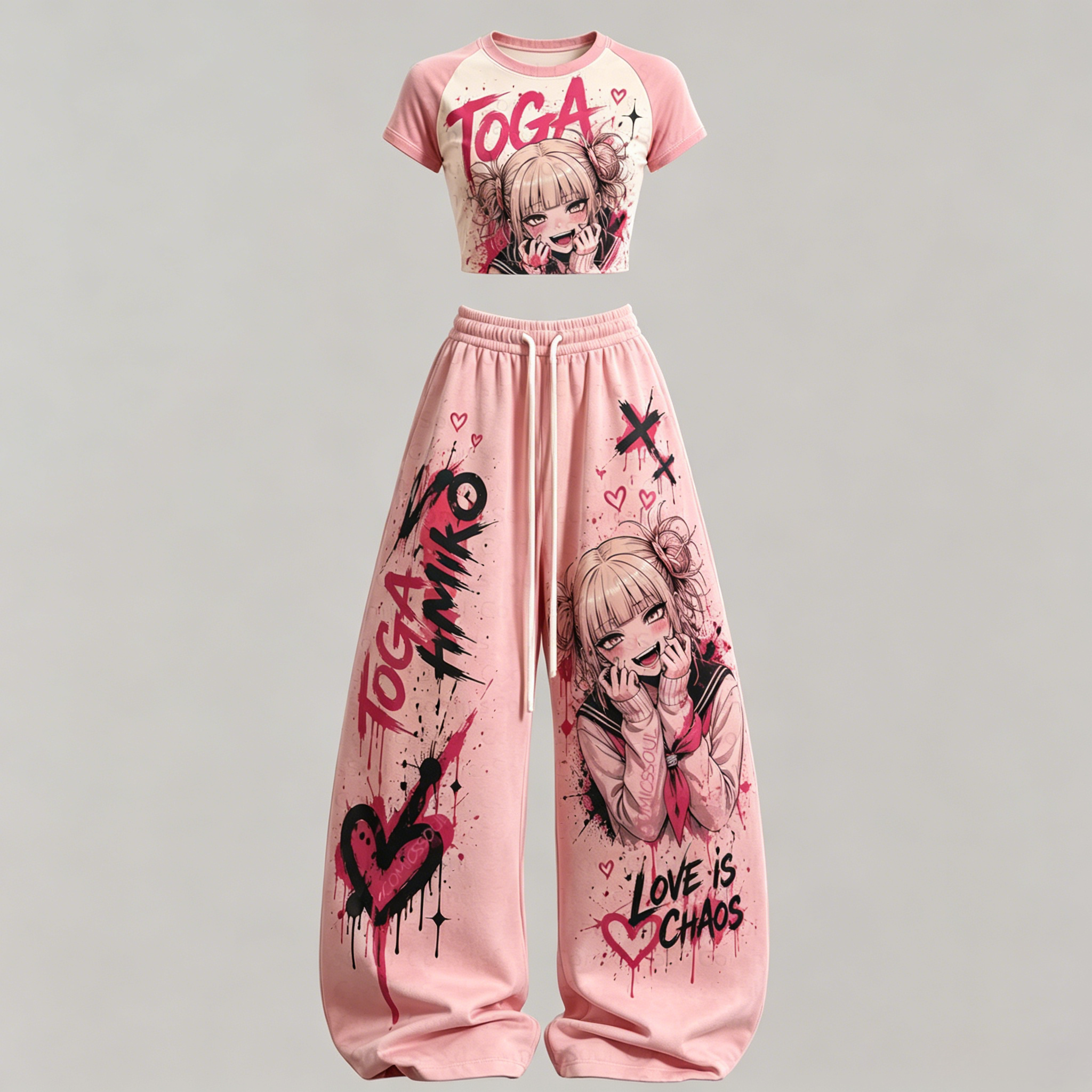My Hero Academia Top & Elasticated Trousers Two-Piece Set