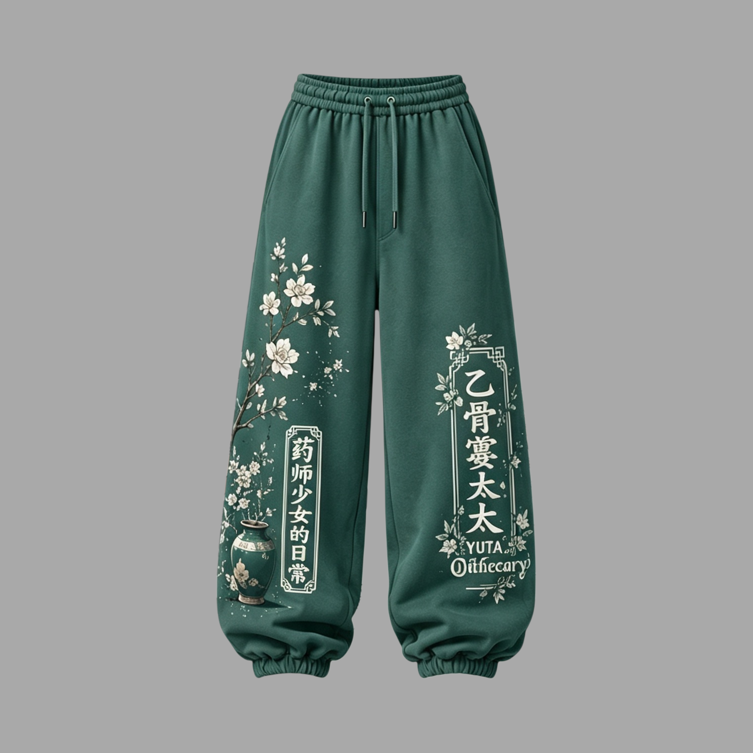 The Apothecary Diaries Women's Cropped Long Sleeve Hoodie & High Waist Jogger Pants 2 Piece Tracksuit Set